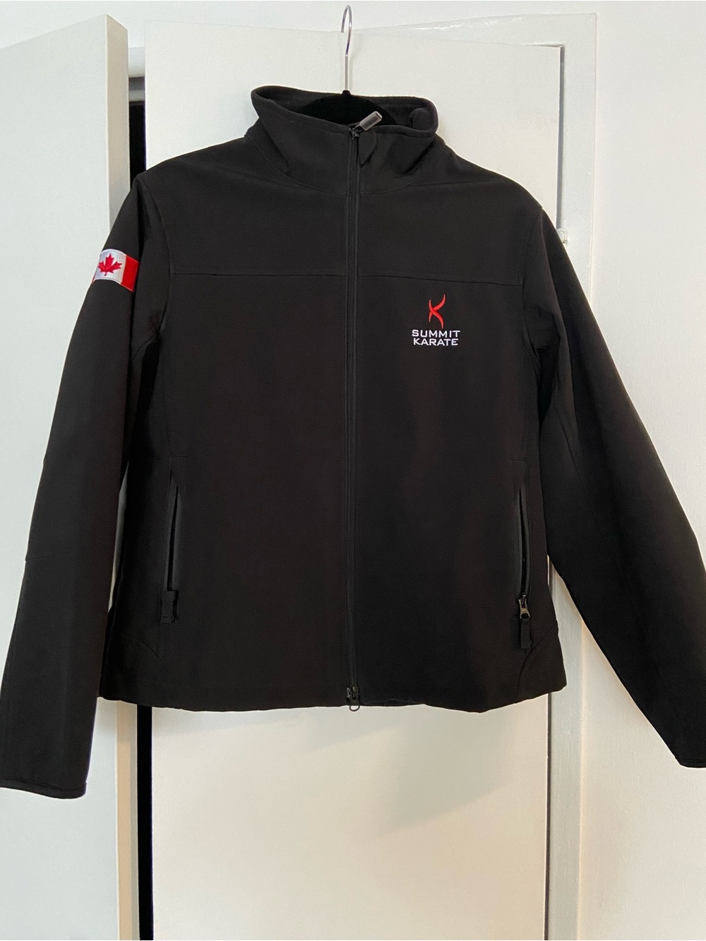 Summit Karate Team Canada Black Softshell Jacket